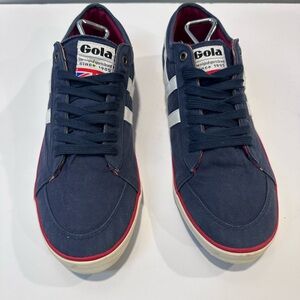 Gola Men’s Sneakers Navy‎ Blue White Retro Low Top Size 11 NWOT